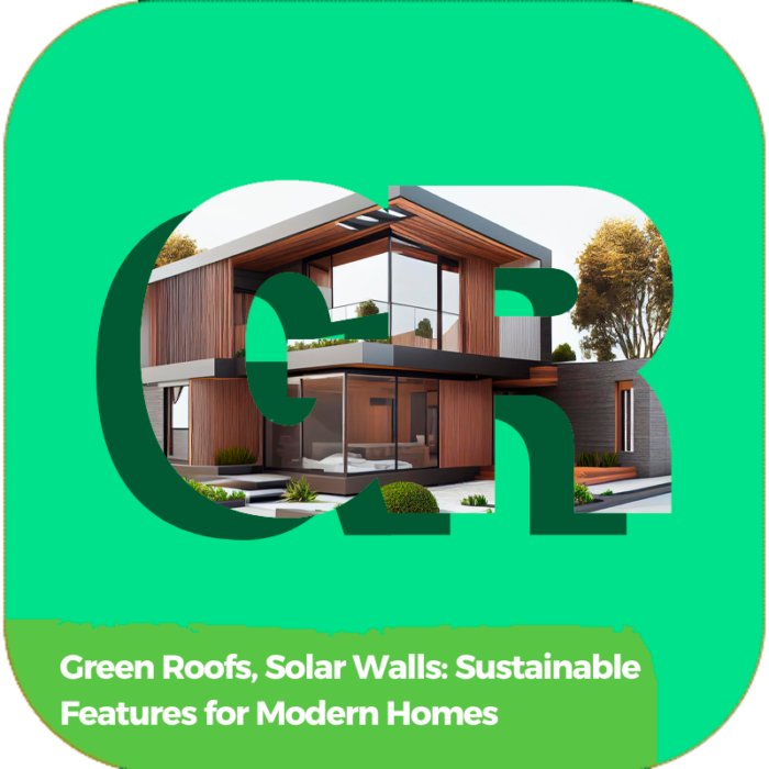 Green Roofs, Solar Walls: Sustainable Features for Modern Homes | Industry Specialized Training